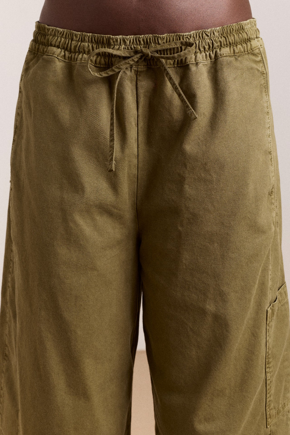 Damson Madder felix twill trousers - olive
