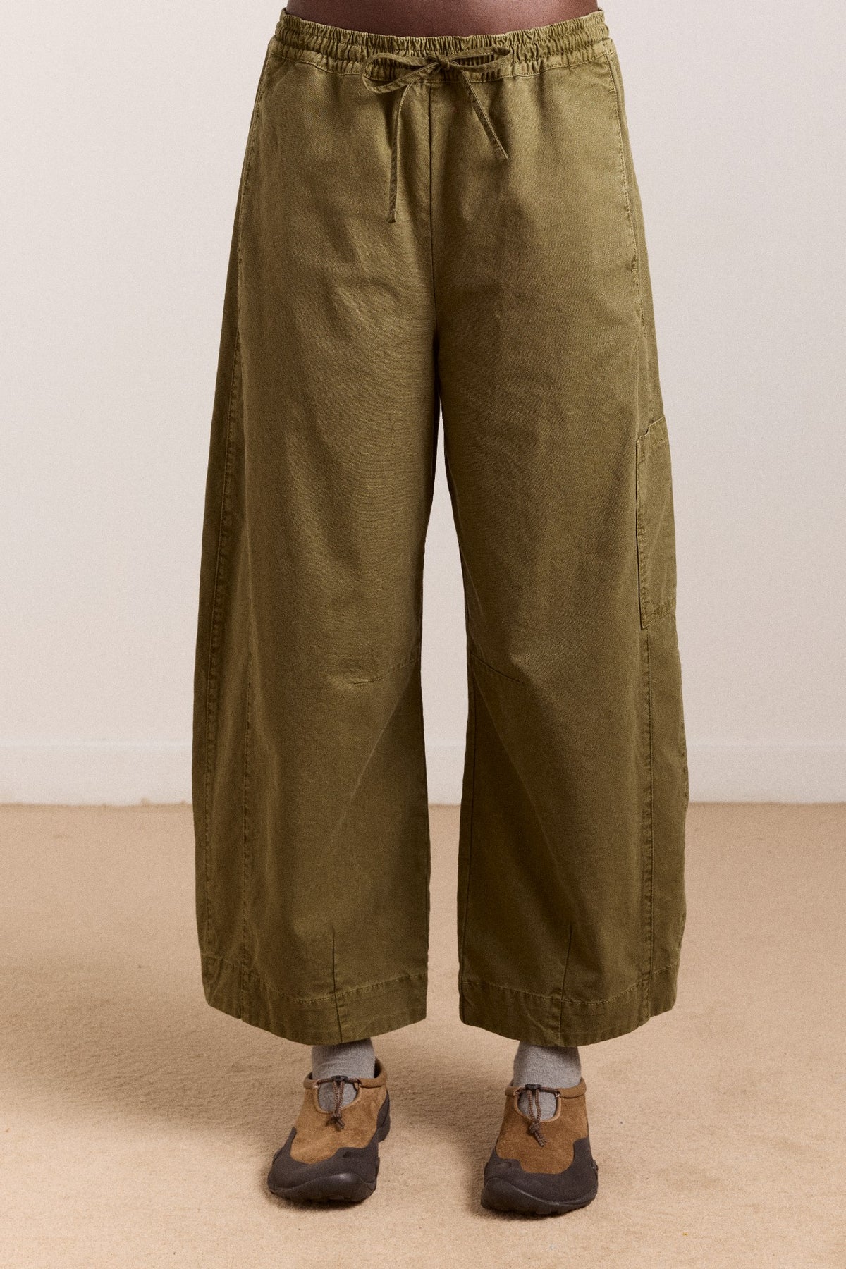 Damson Madder felix twill trousers - olive