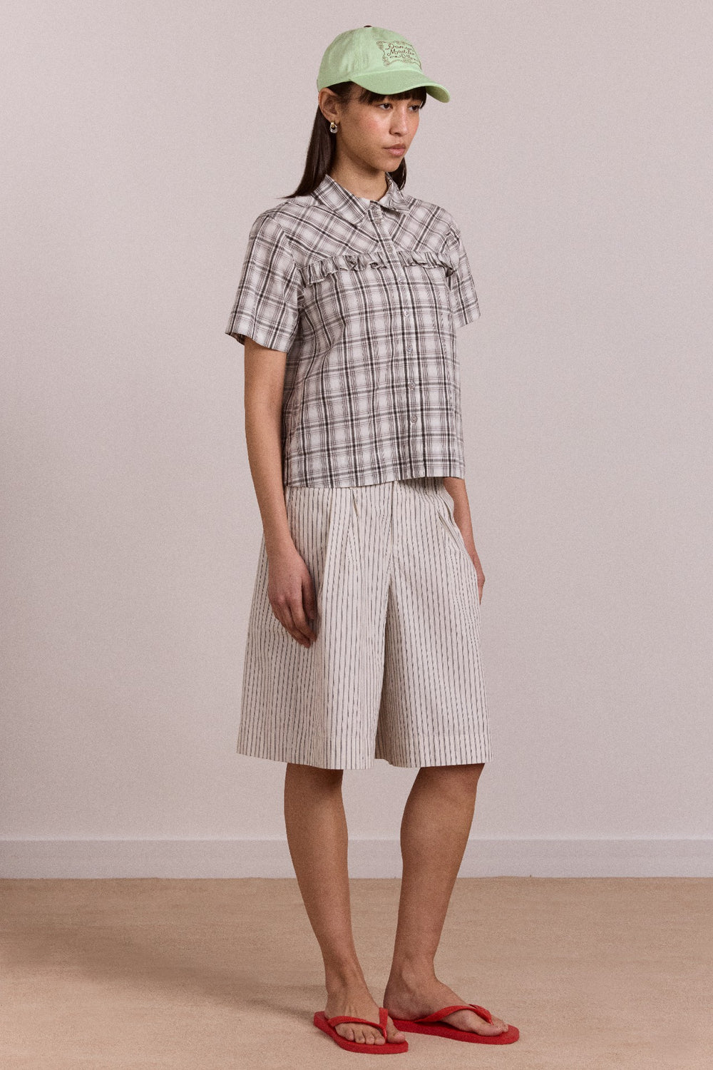 Damson Madder ambrosia shorts - stripe