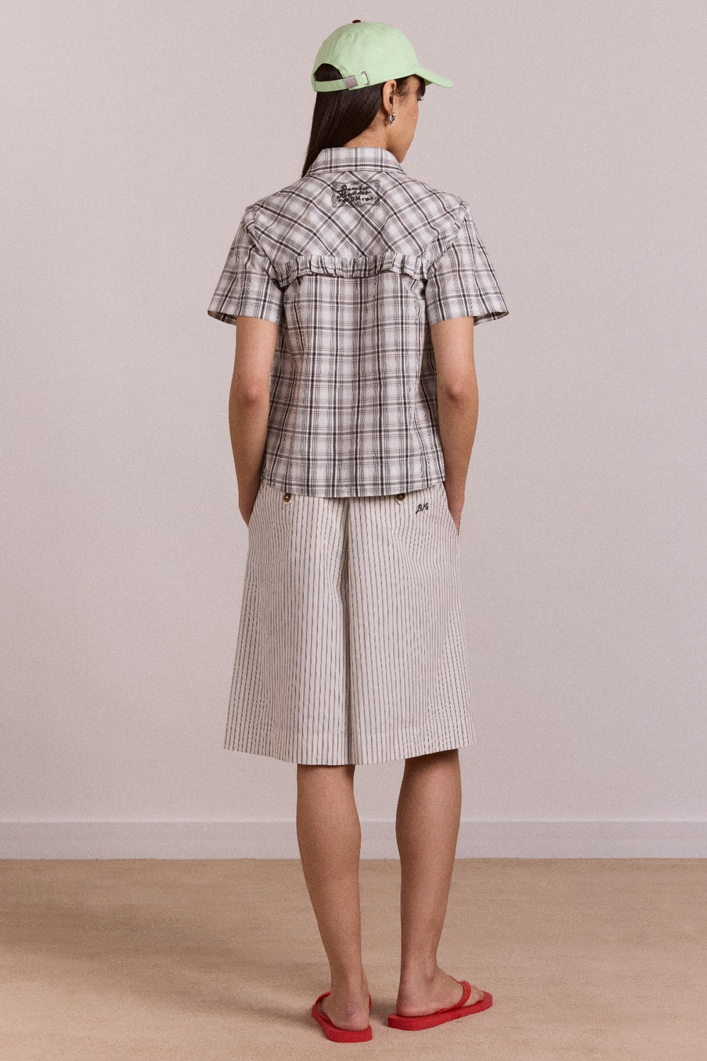 Damson Madder ambrosia shorts - stripe