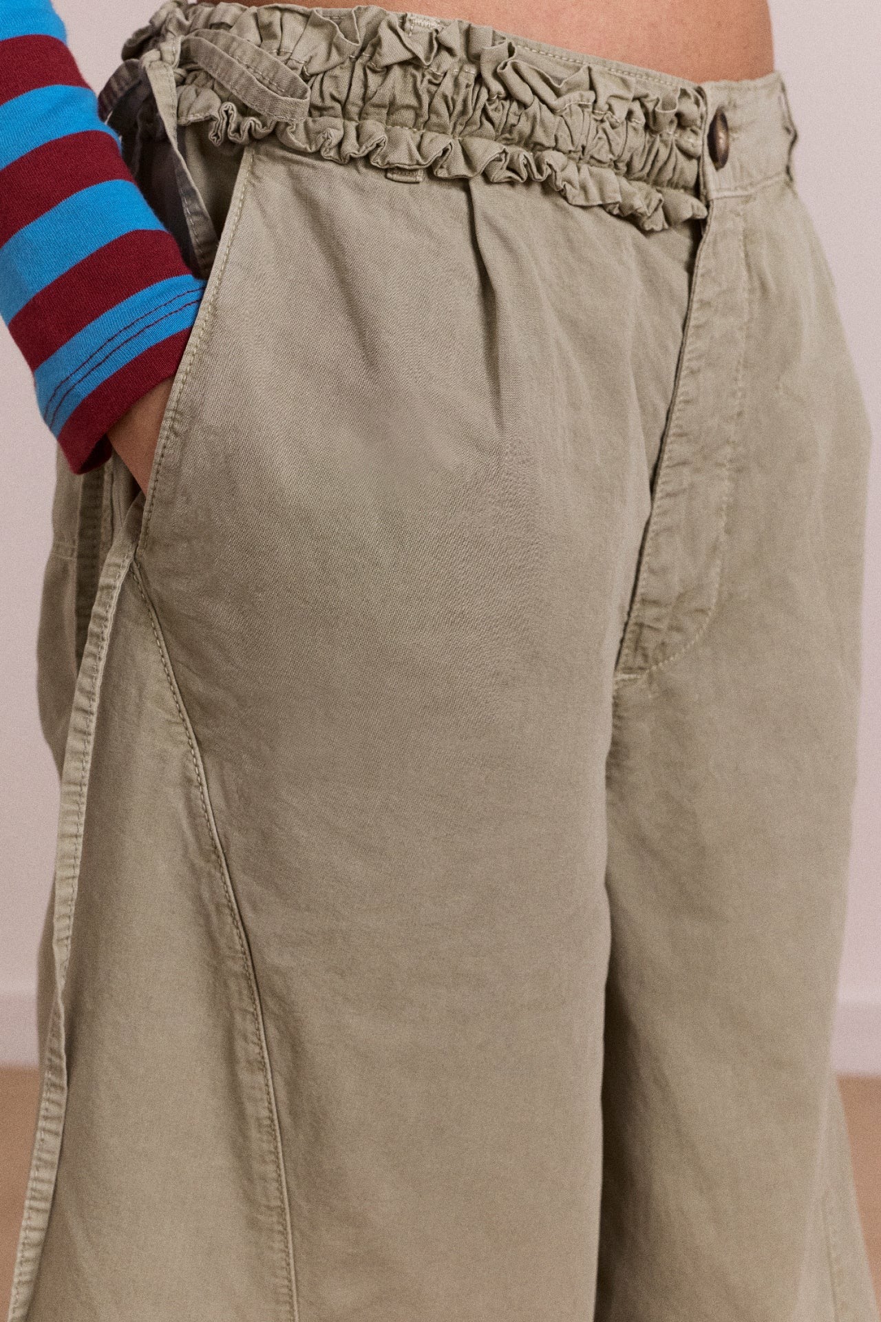 Damson Madder liv trouser - sage