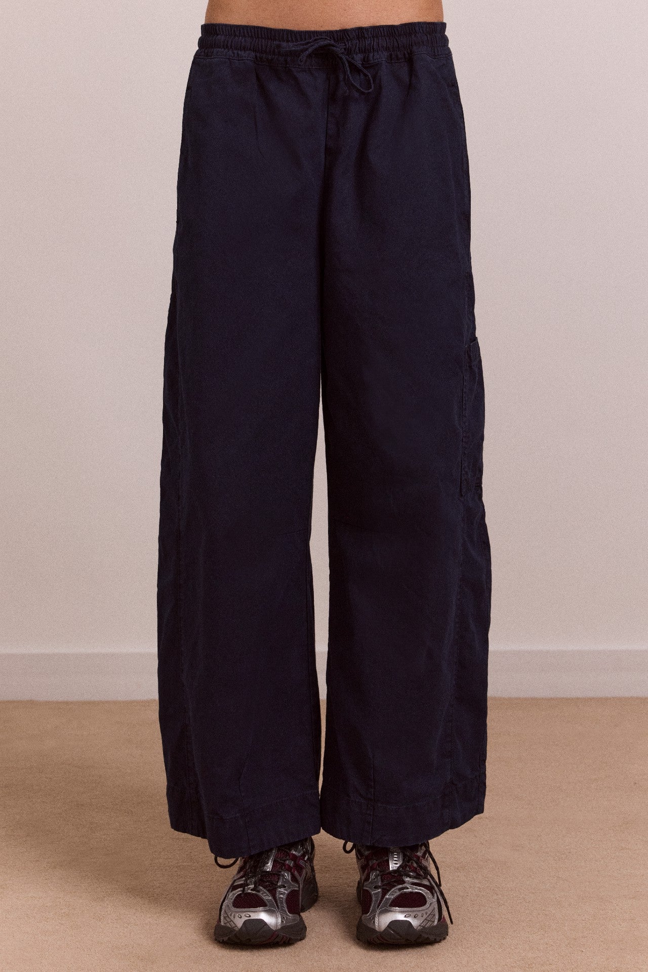Damson Madder felix twill trouser - navy