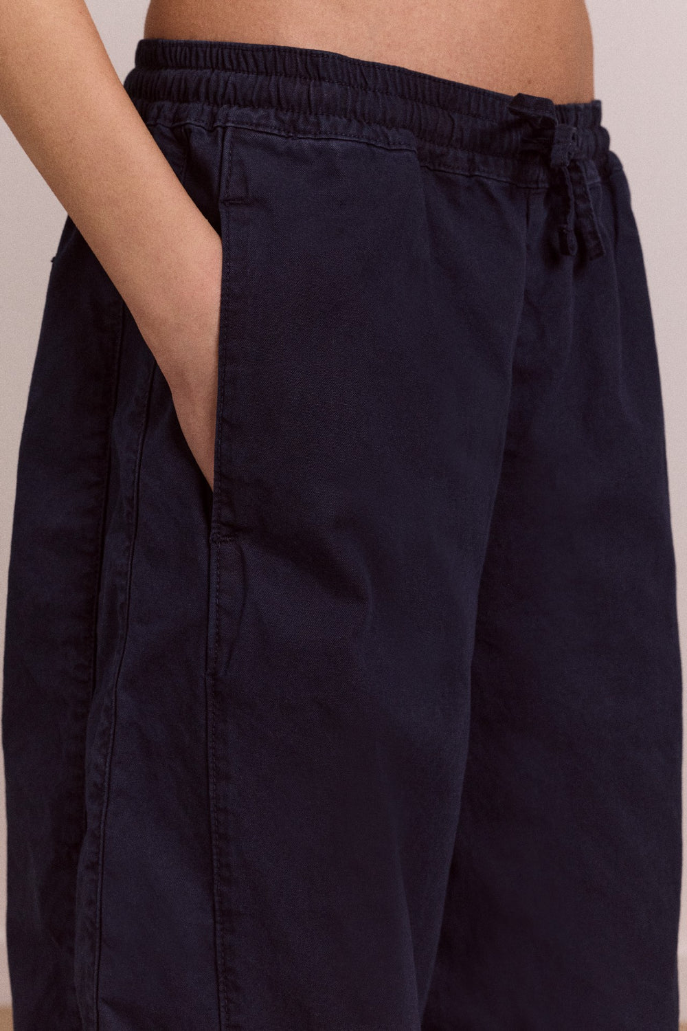 Damson Madder felix twill trouser - navy