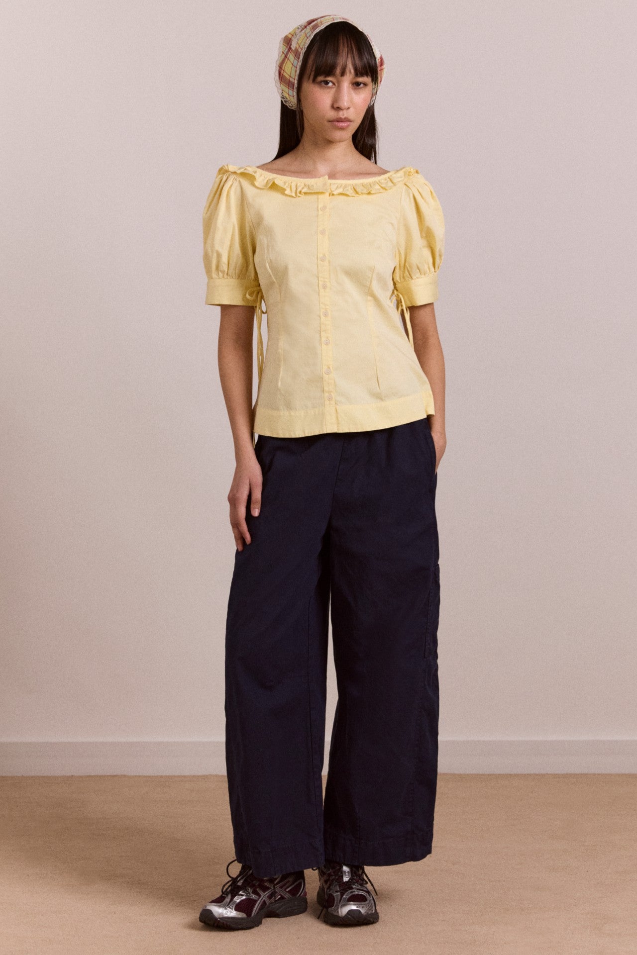 Damson Madder felix twill trouser - navy