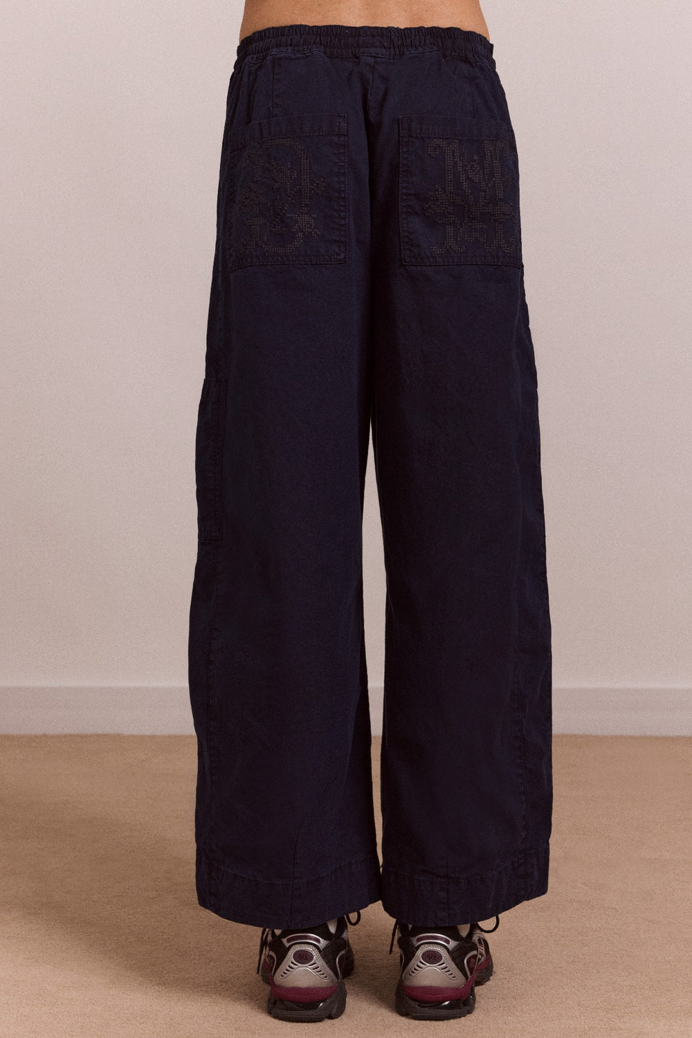 Damson Madder felix twill trouser - navy