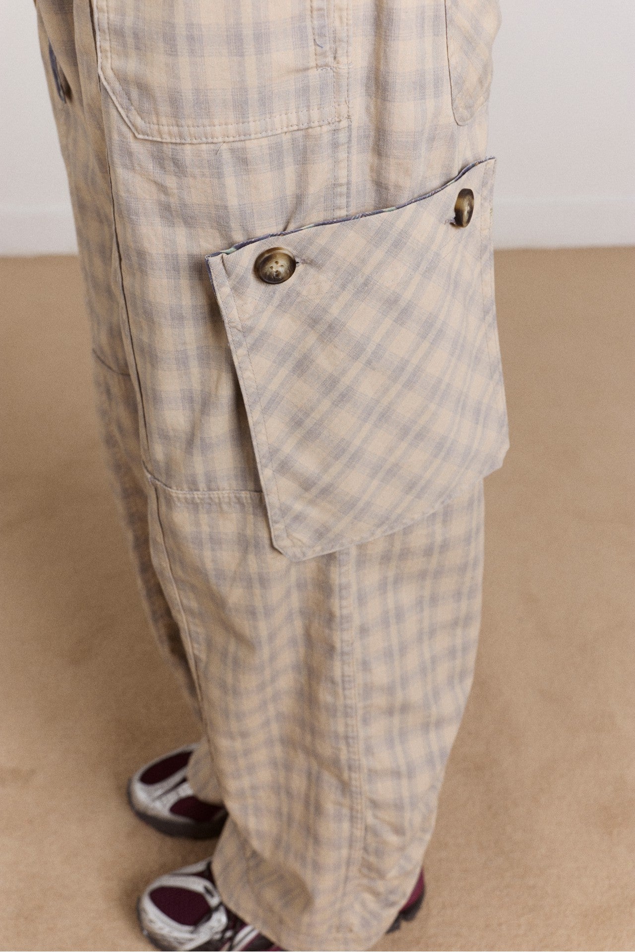 Damson Madder tomasina reversible utility trouser