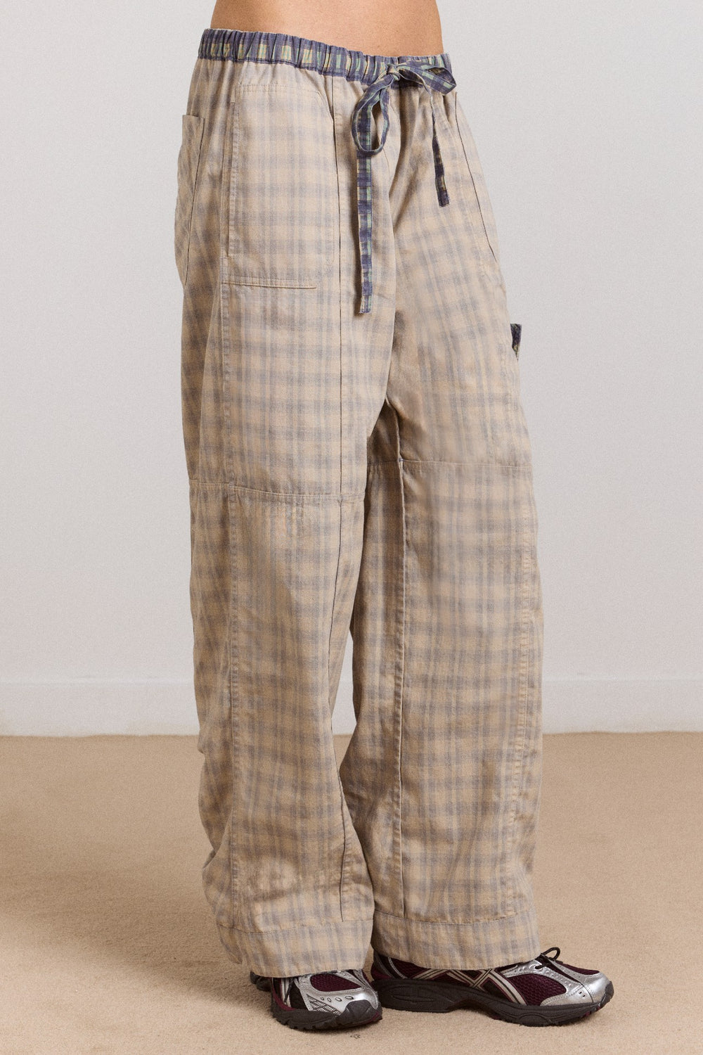 Damson Madder tomasina reversible utility trouser
