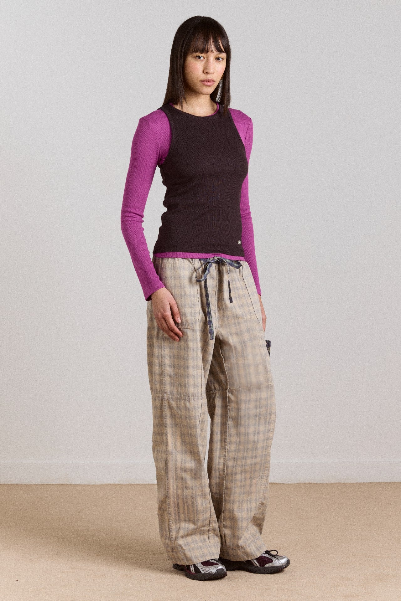 Damson Madder tomasina reversible utility trouser