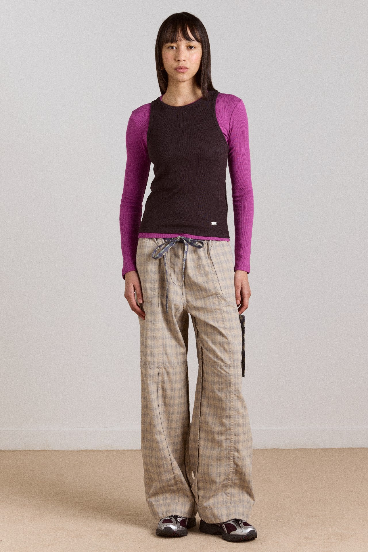 Damson Madder tomasina reversible utility trouser