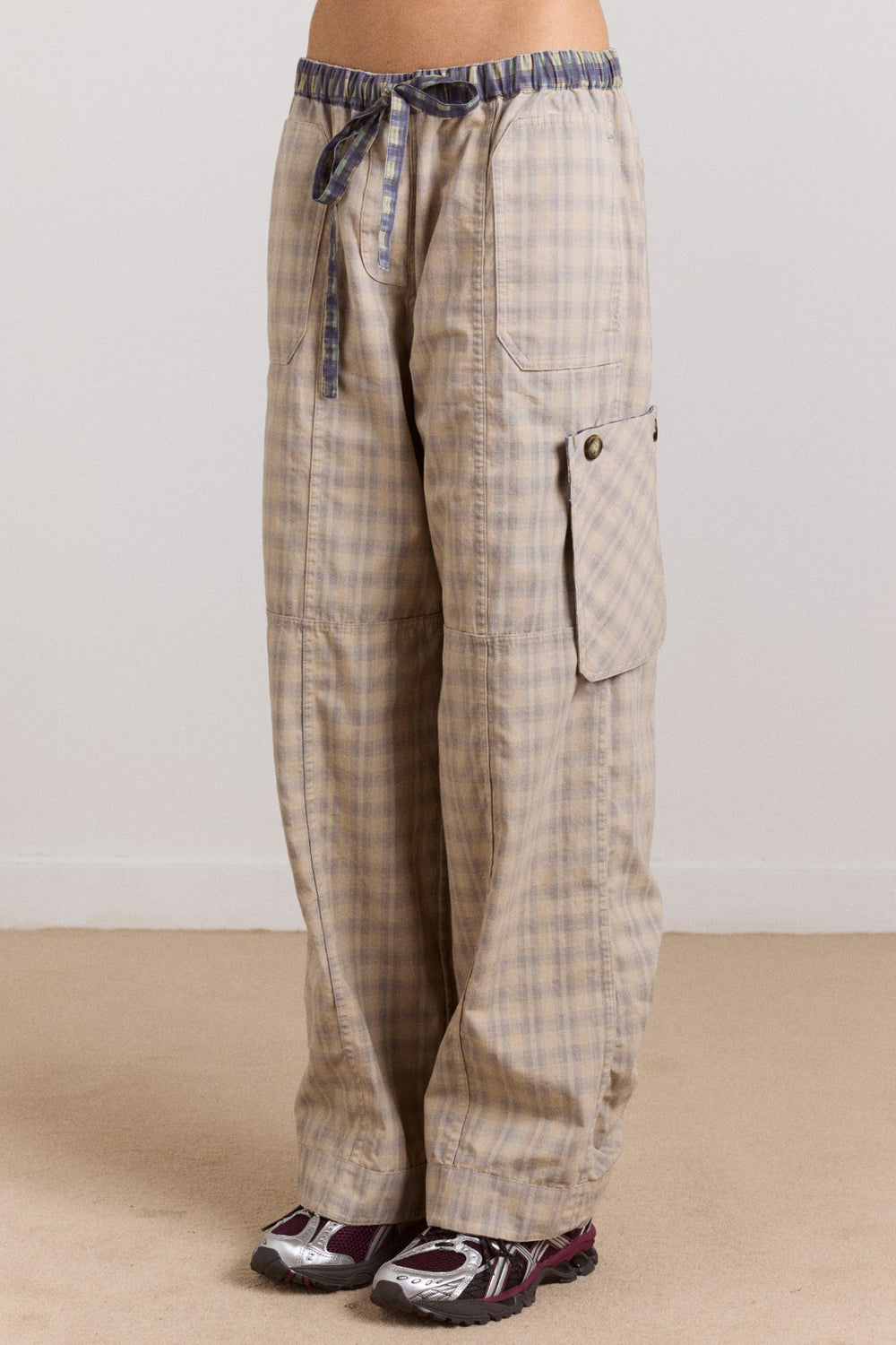 Damson Madder tomasina reversible utility trouser