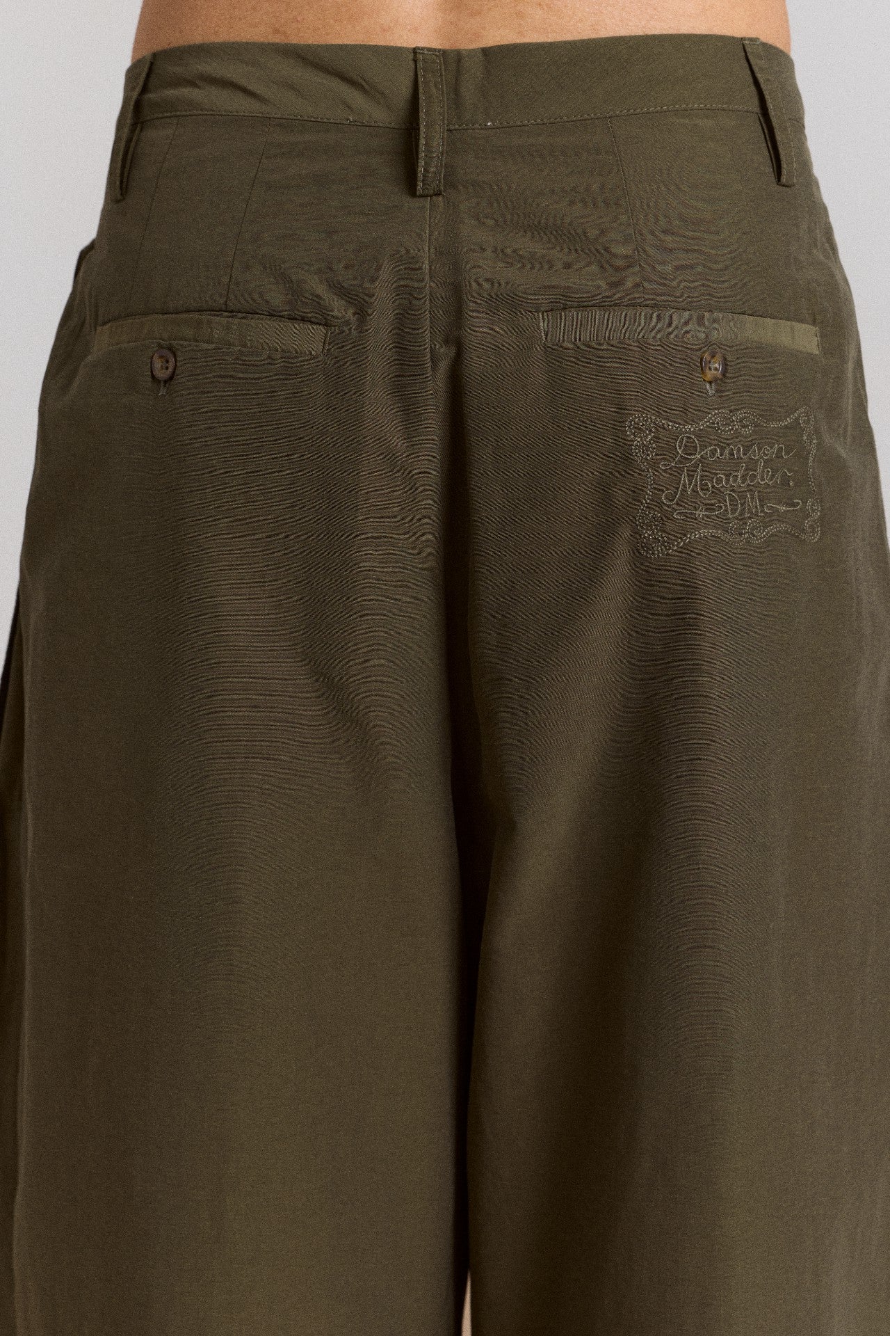 Damson Madder fabia trouser - khaki
