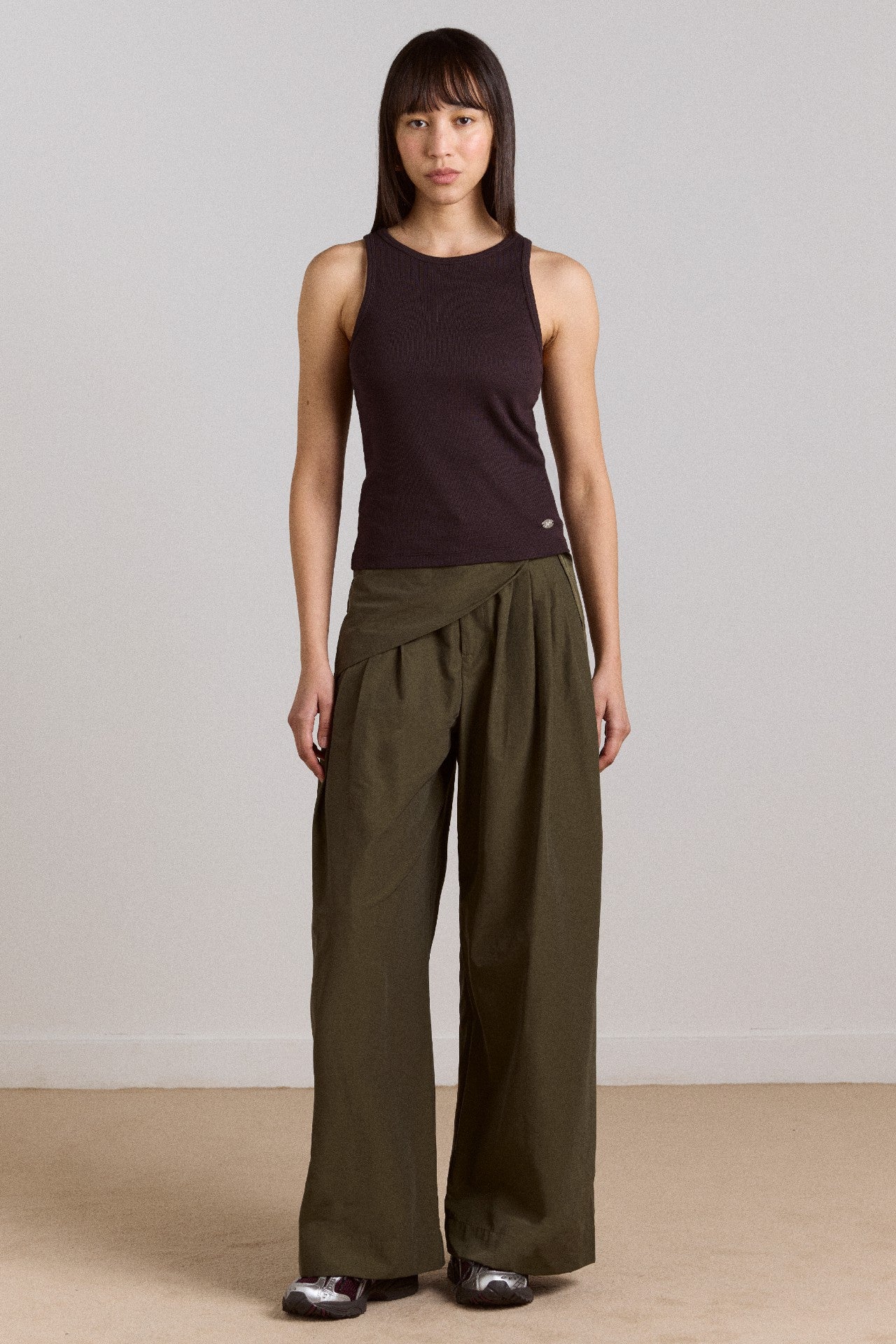 Damson Madder fabia trouser - khaki