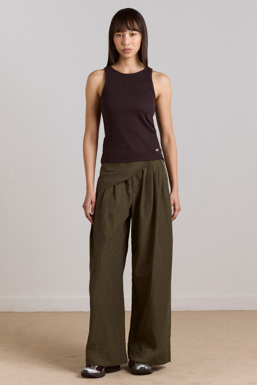 Damson Madder fabia trouser - khaki