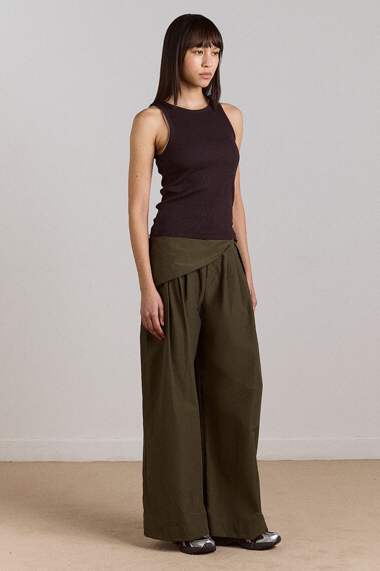 Damson Madder fabia trouser - khaki