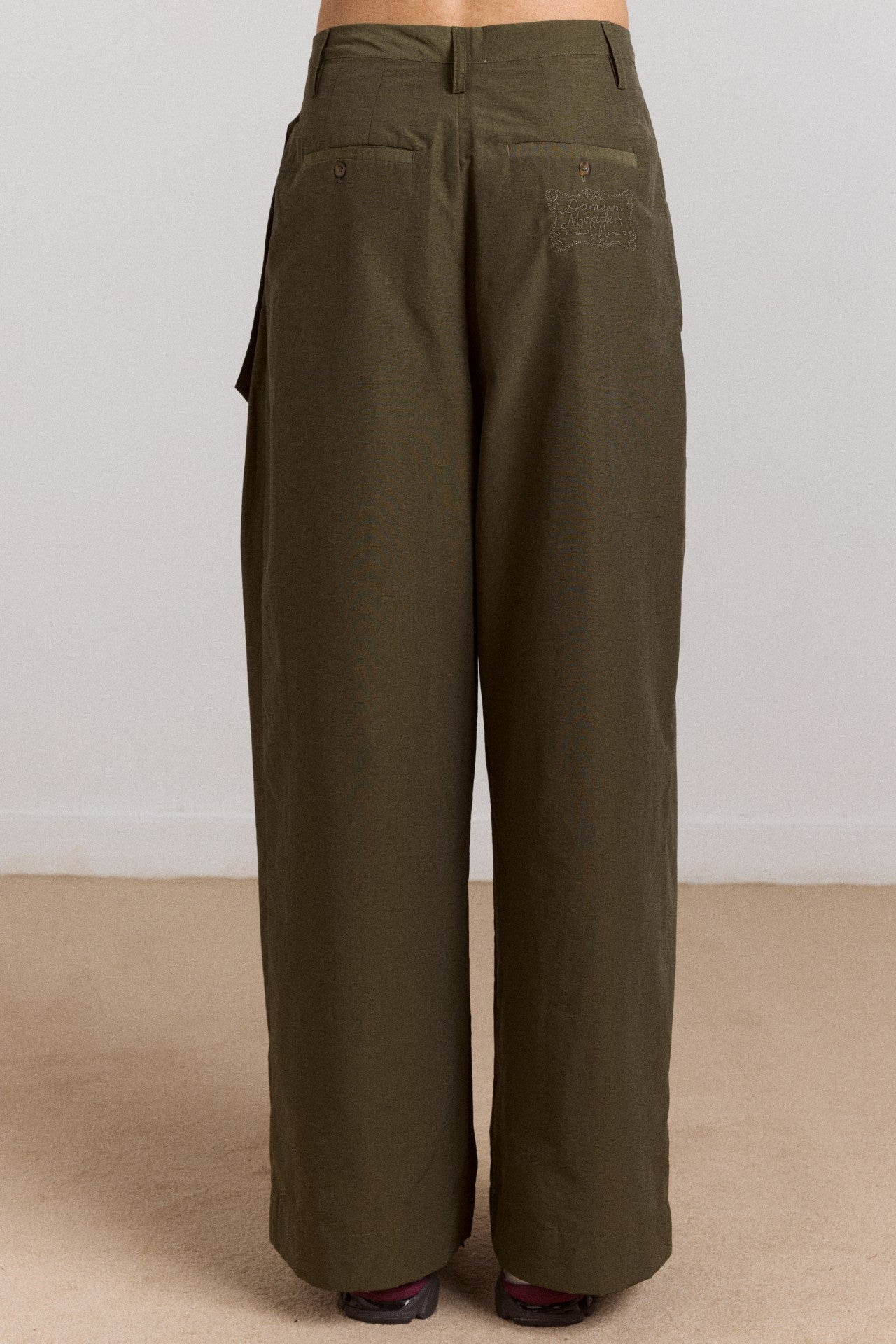 Damson Madder fabia trouser - khaki