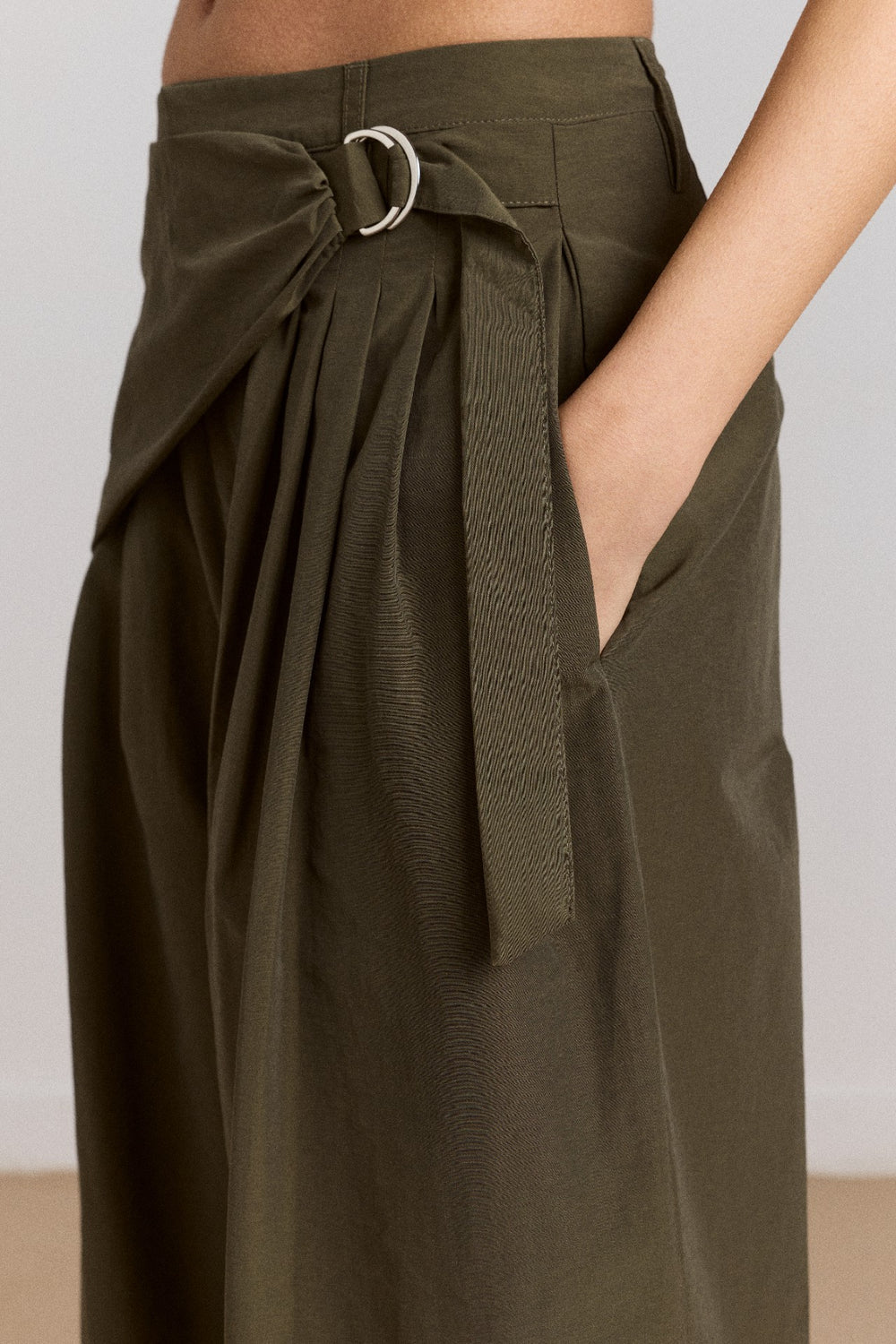 Damson Madder fabia trouser - khaki