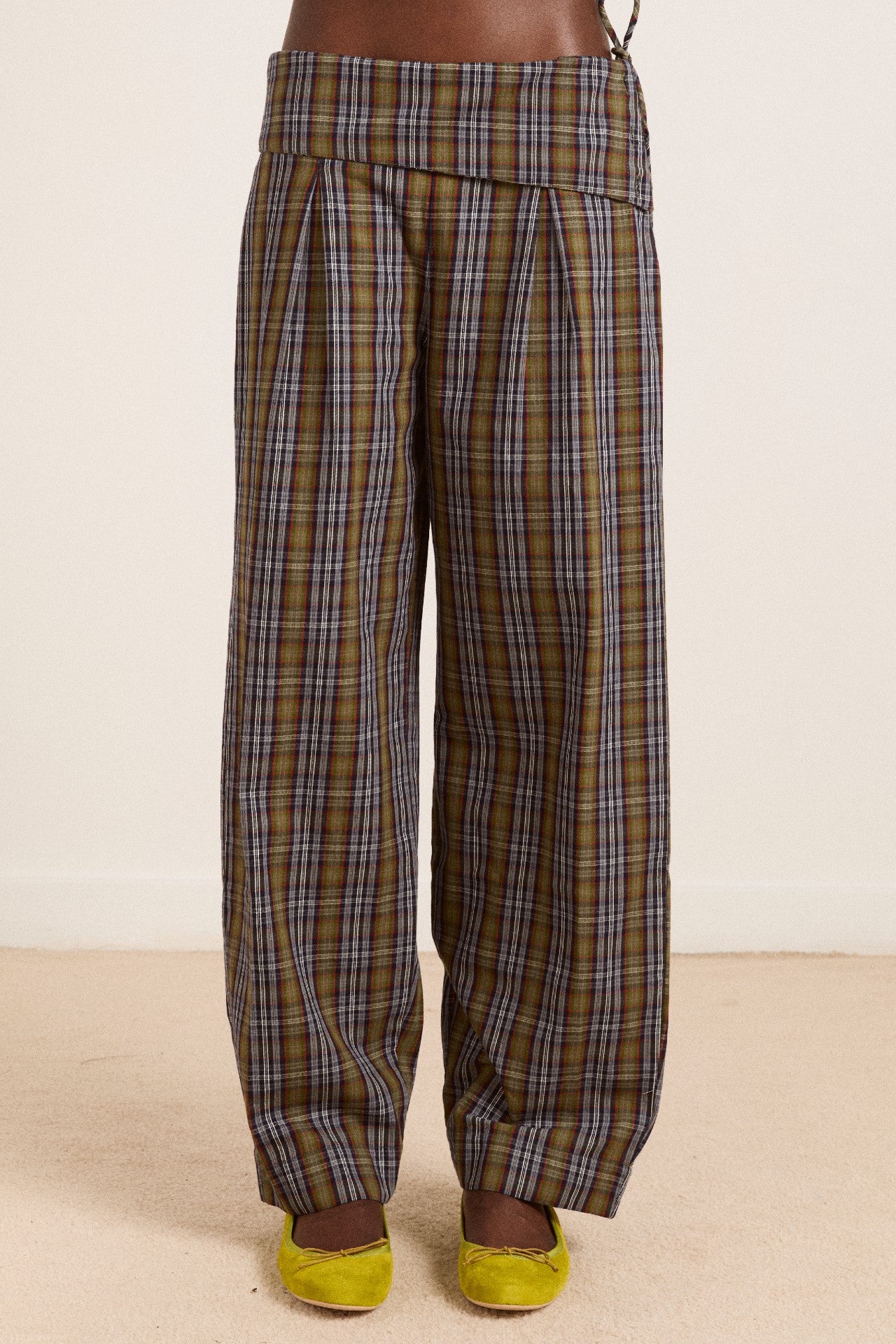 Damson Madder fia trousers - multi check
