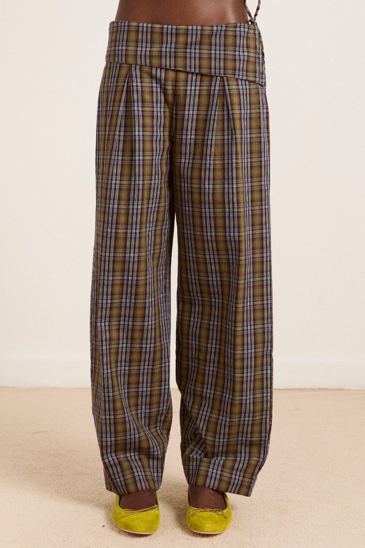 Damson Madder fia trousers - multi check