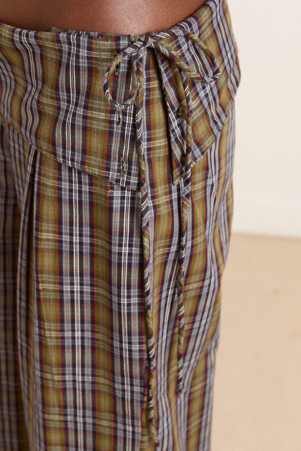 Damson Madder fia trousers - multi check