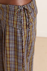 Damson Madder fia trousers - multi check