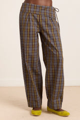 Damson Madder fia trousers - multi check