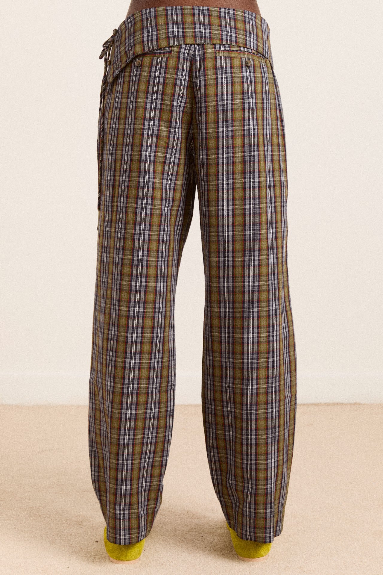 Damson Madder fia trousers - multi check