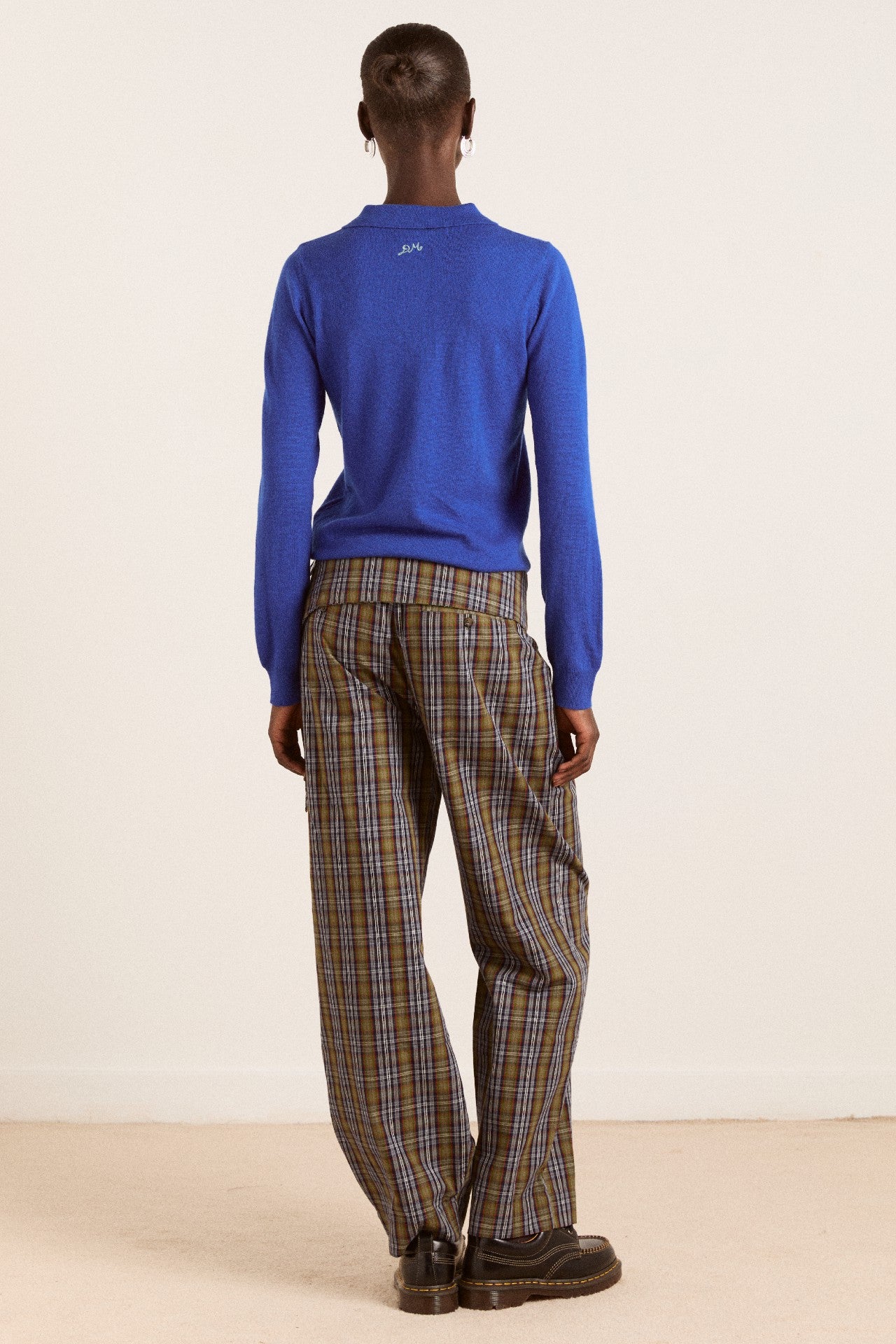 Damson Madder fia trousers - multi check