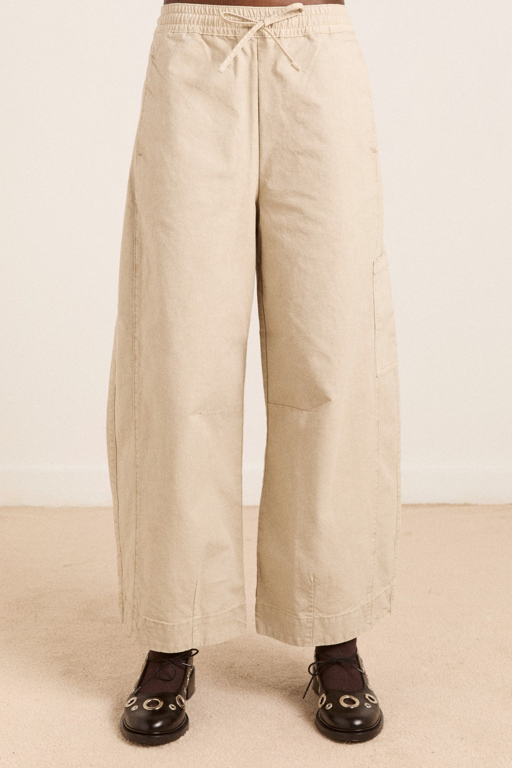 Damson Madder felix twill trouser - stone