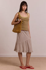 Damson Madder sigourney skirt - ginger check
