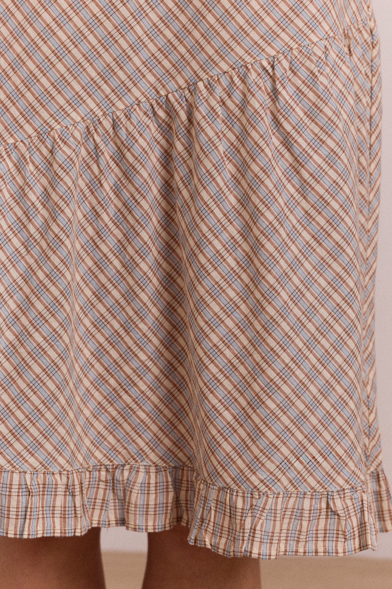Damson Madder sigourney skirt - ginger check