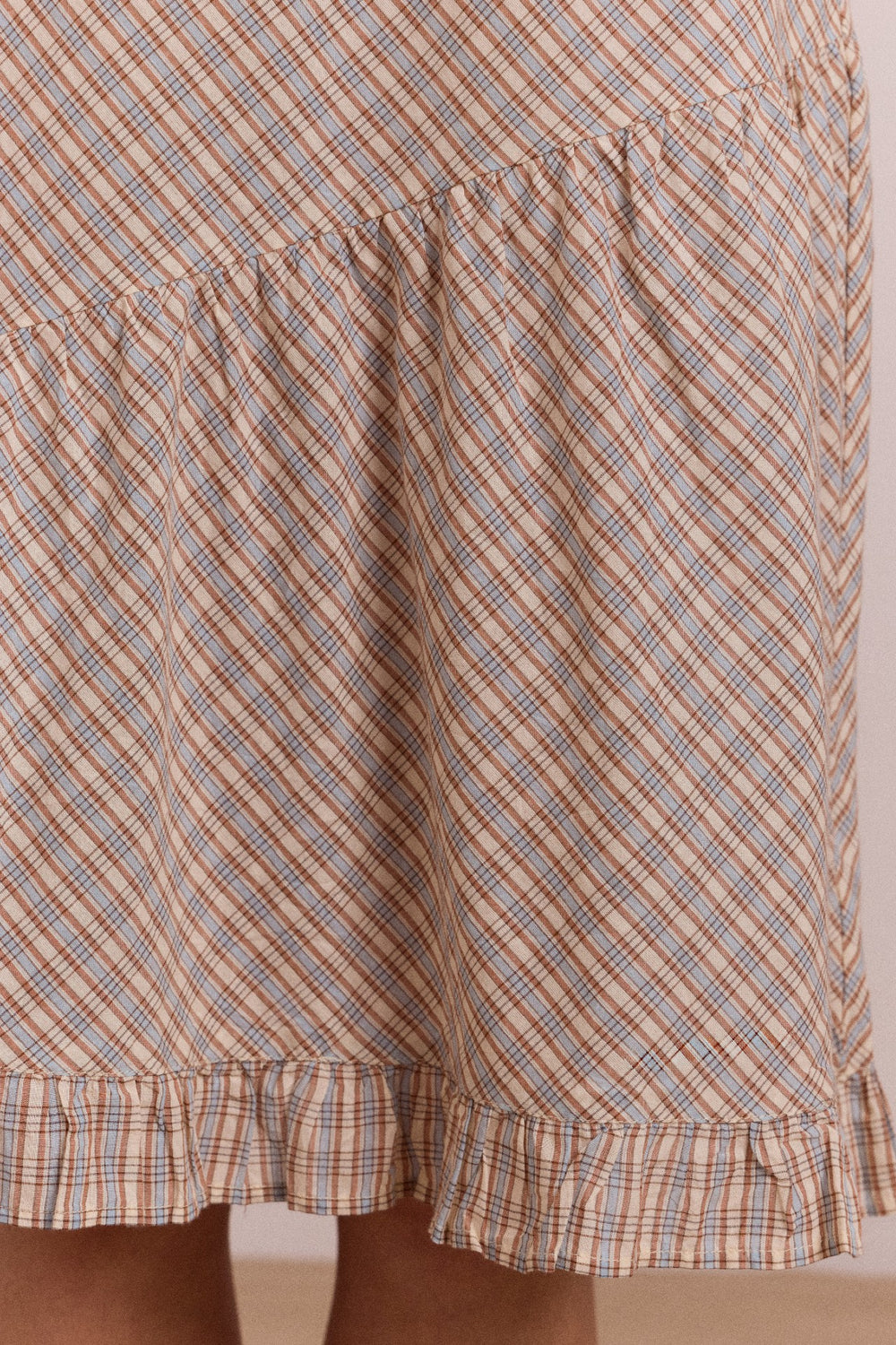 Damson Madder sigourney skirt - ginger check