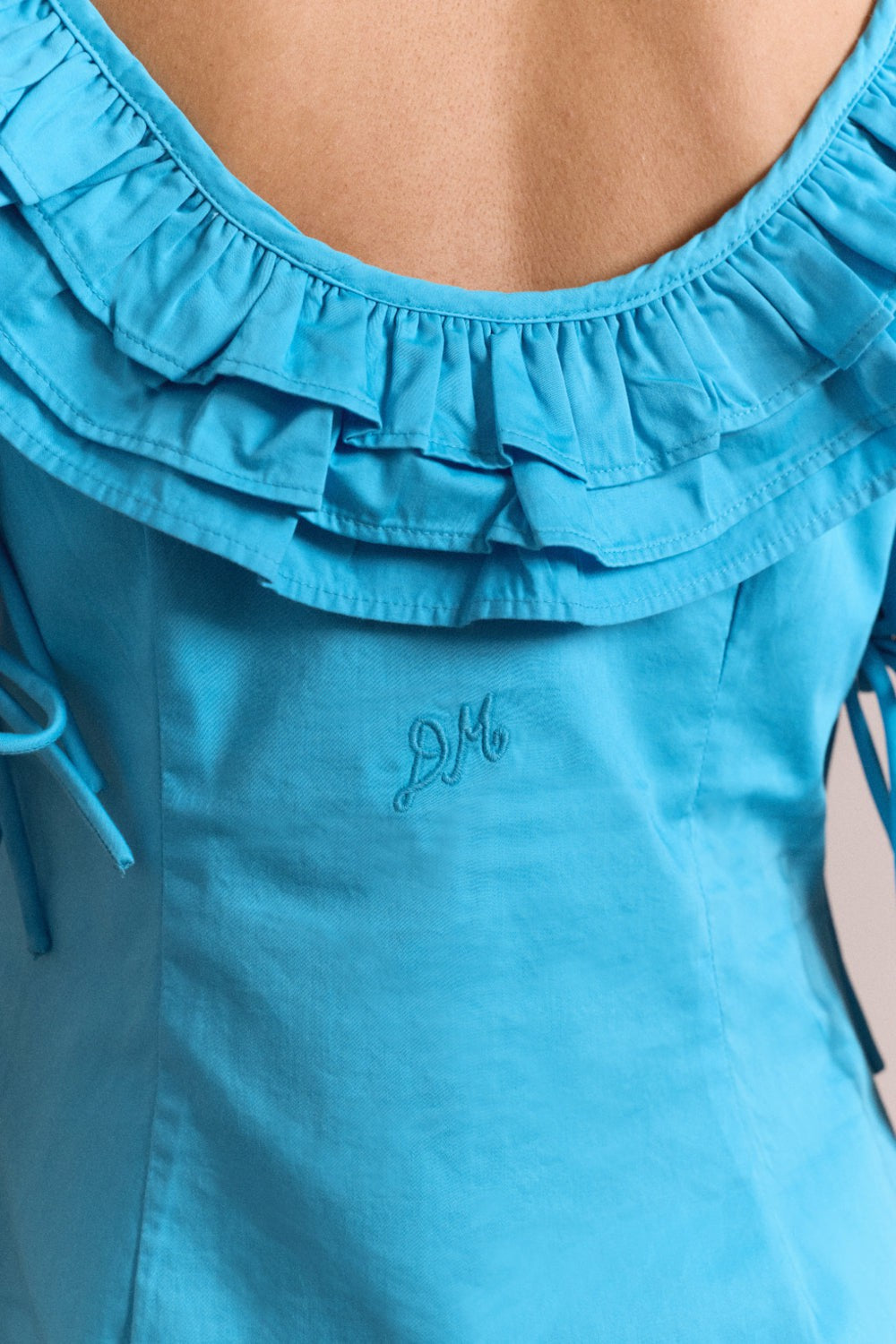 Damson Madder anke blouse - river blue