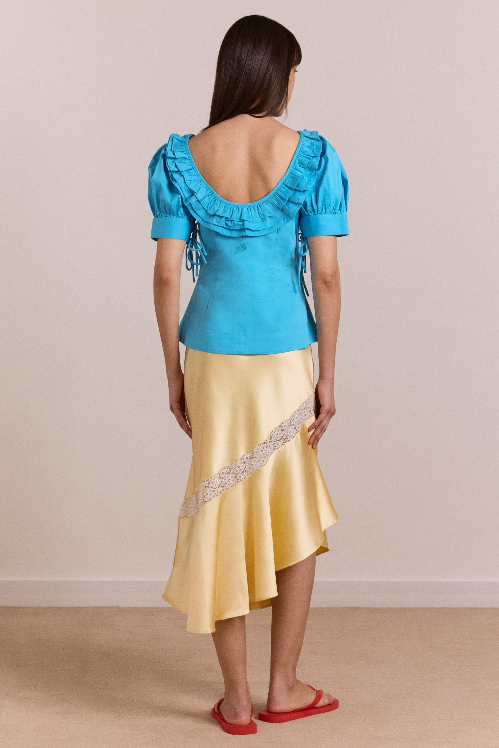Damson Madder anke blouse - river blue