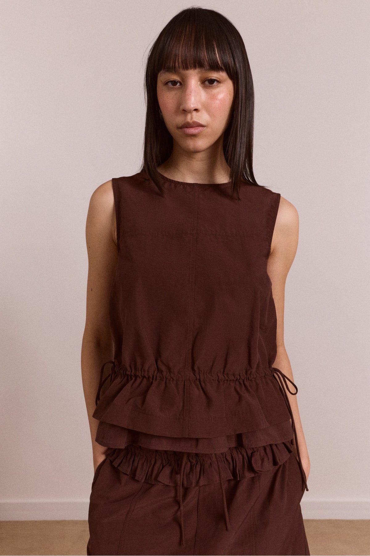 Damson Madder ailani blouse - choc