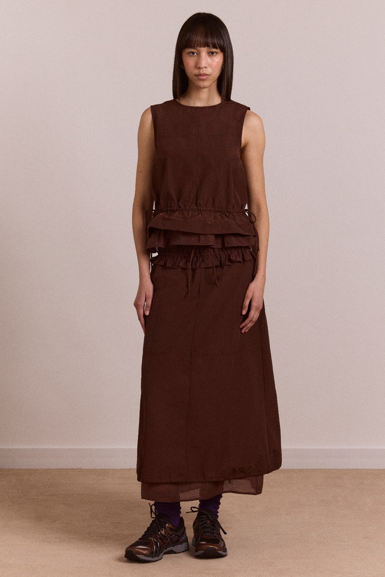 Damson Madder ailani blouse - choc