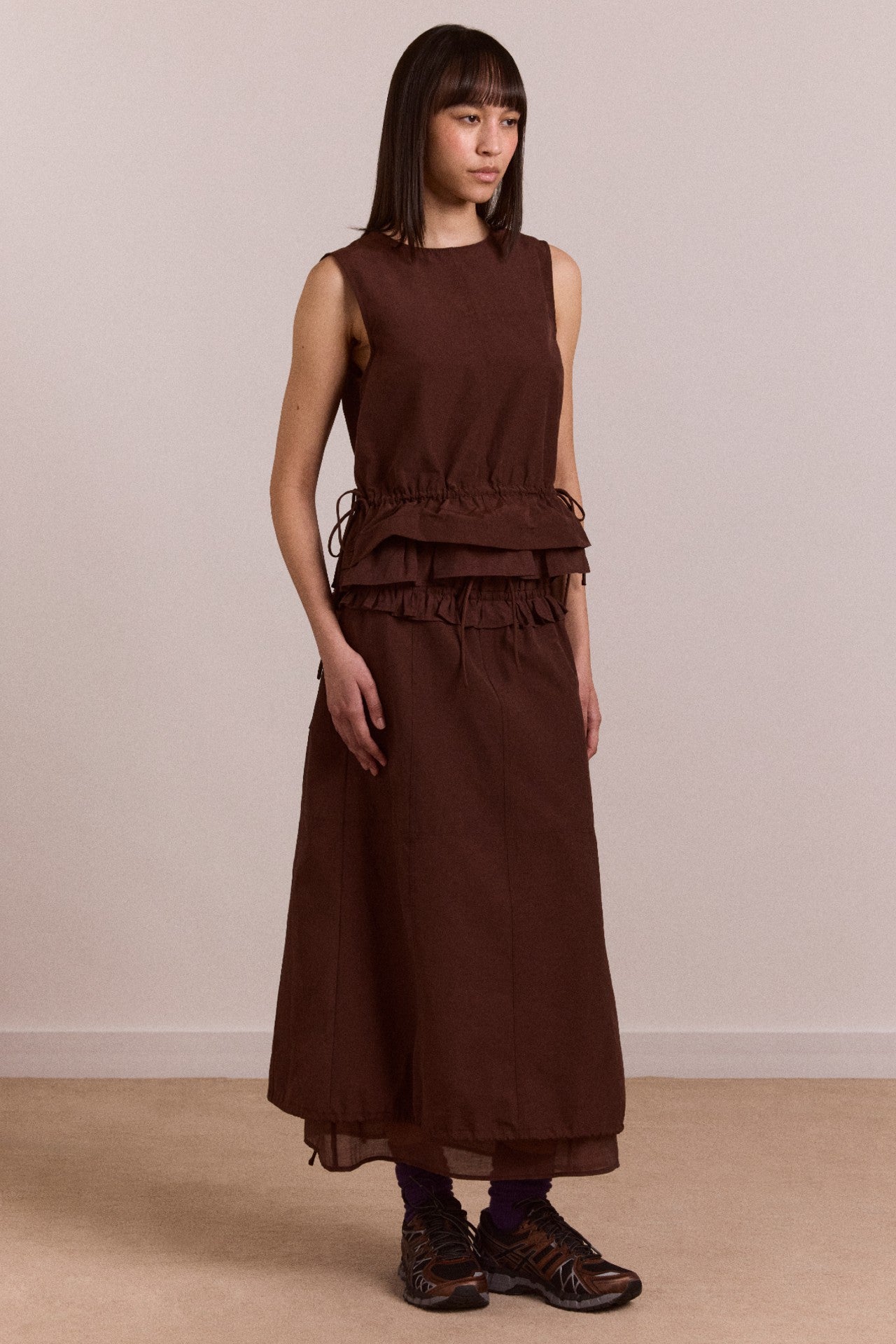 Damson Madder ailani blouse - choc