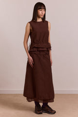 Damson Madder ailani blouse - choc