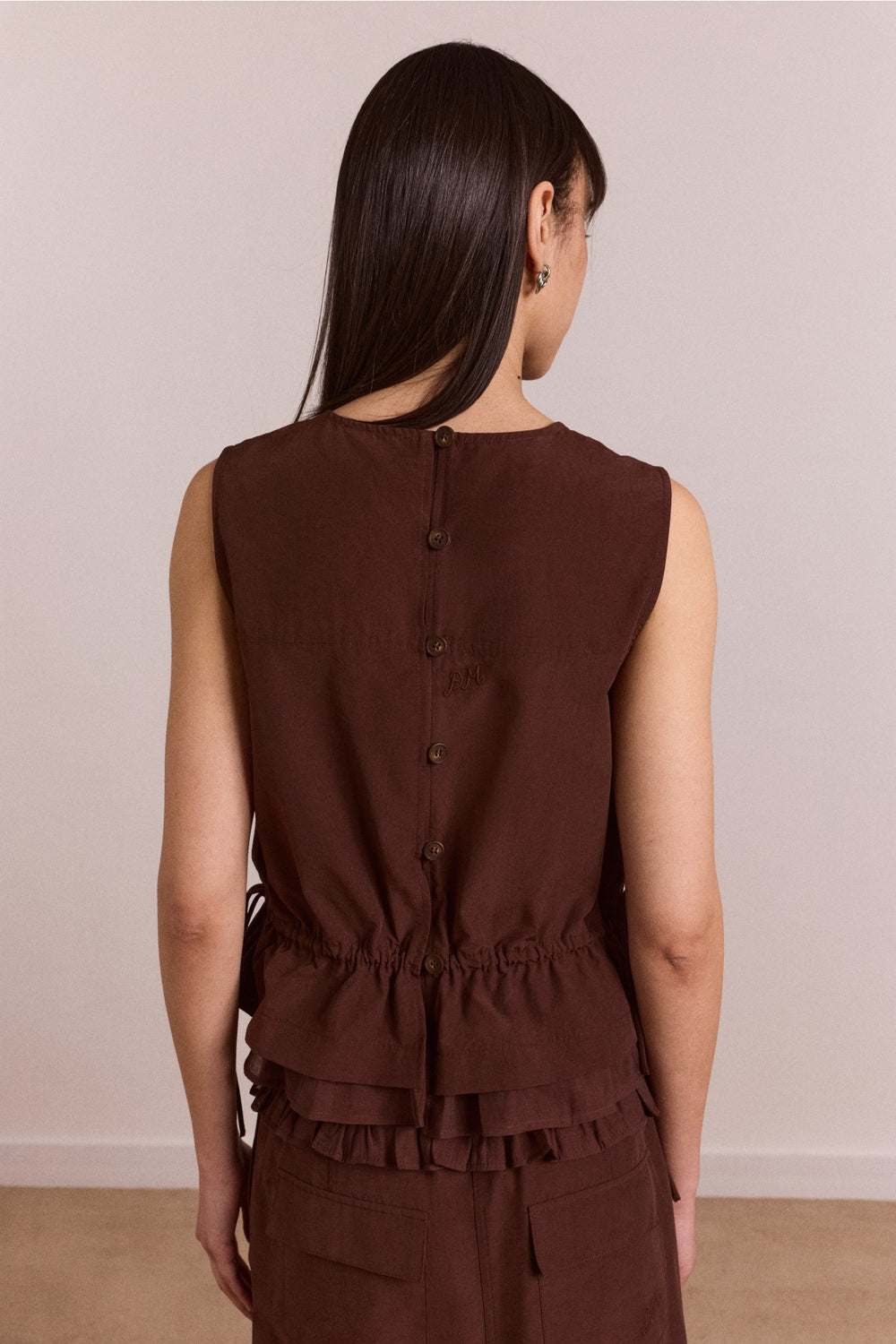 Damson Madder ailani blouse - choc
