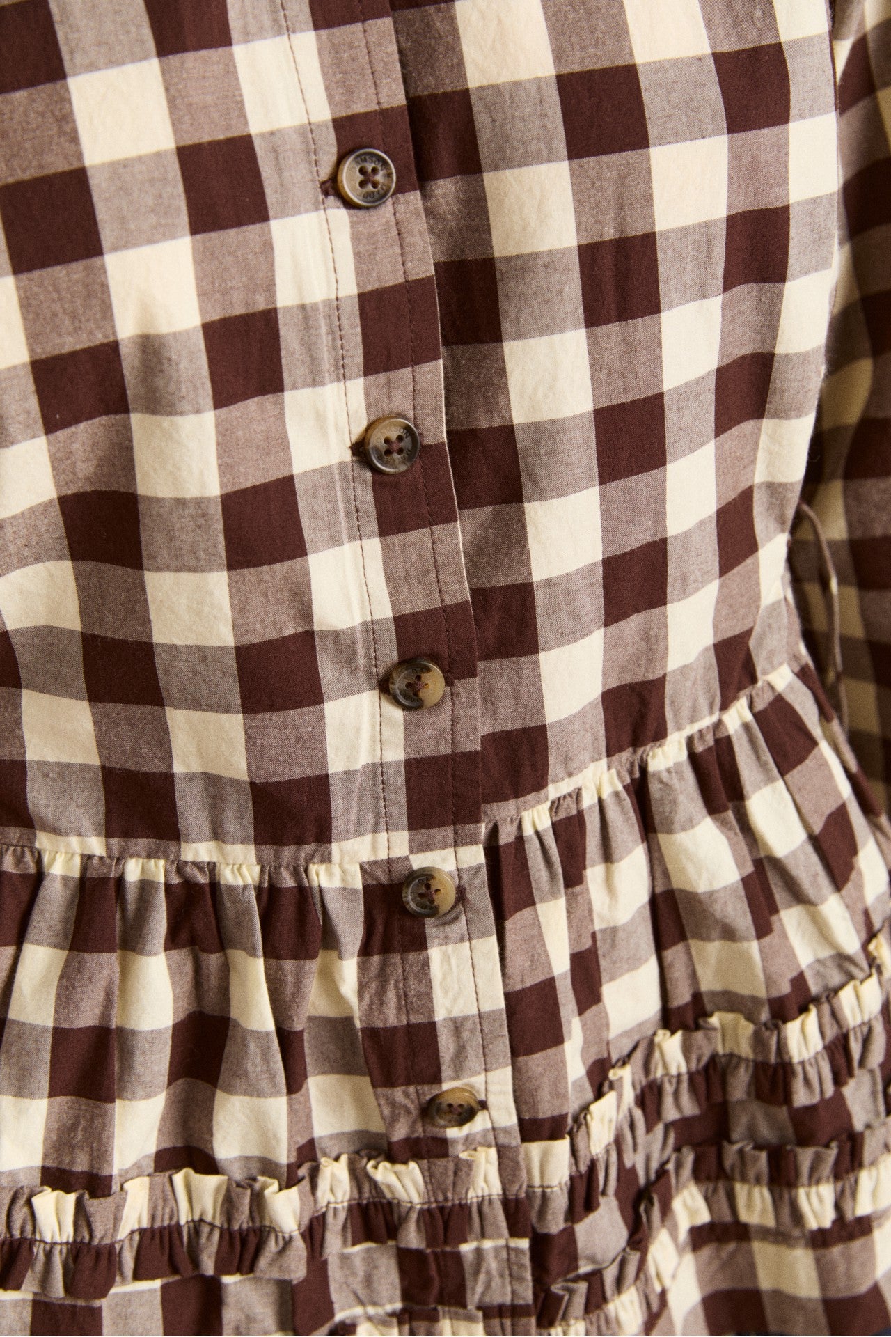 Damson Madder madison blouse - butter gingham