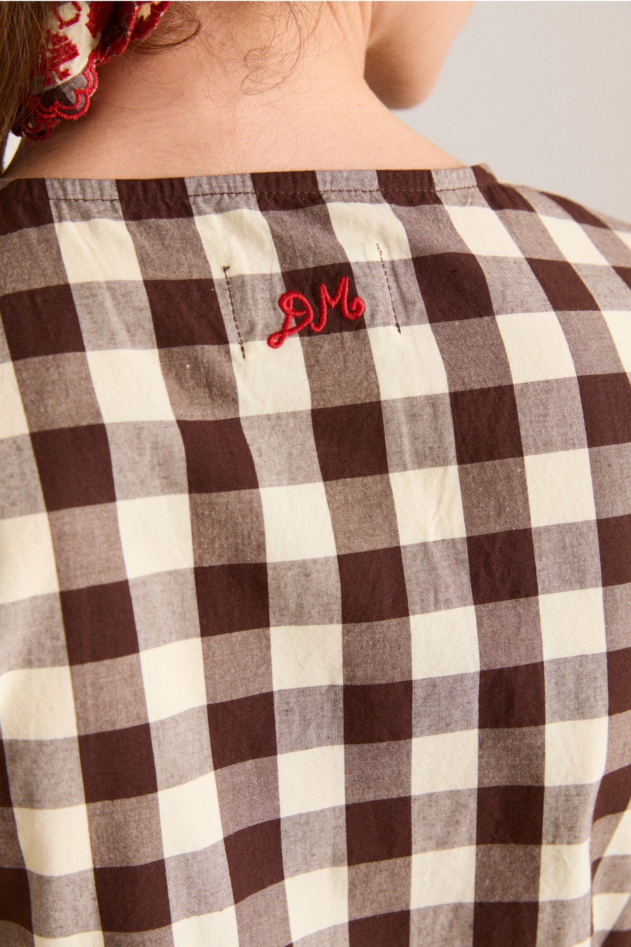 Damson Madder madison blouse - butter gingham