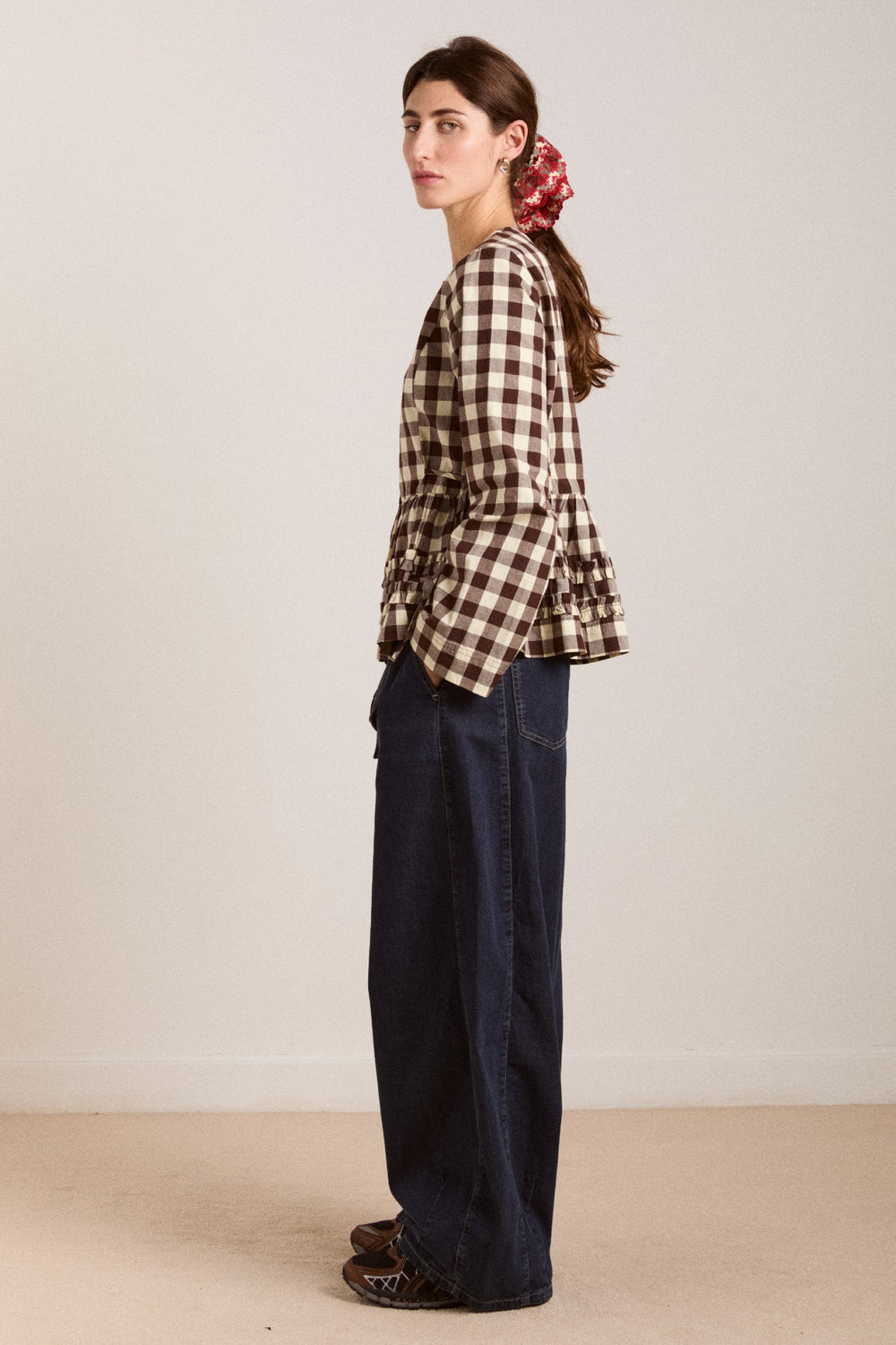 Damson Madder madison blouse - butter gingham