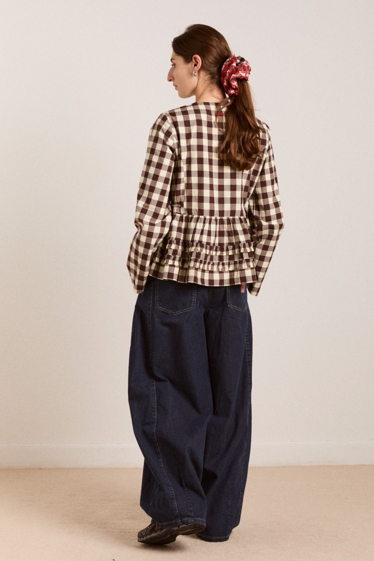 Damson Madder madison blouse - butter gingham