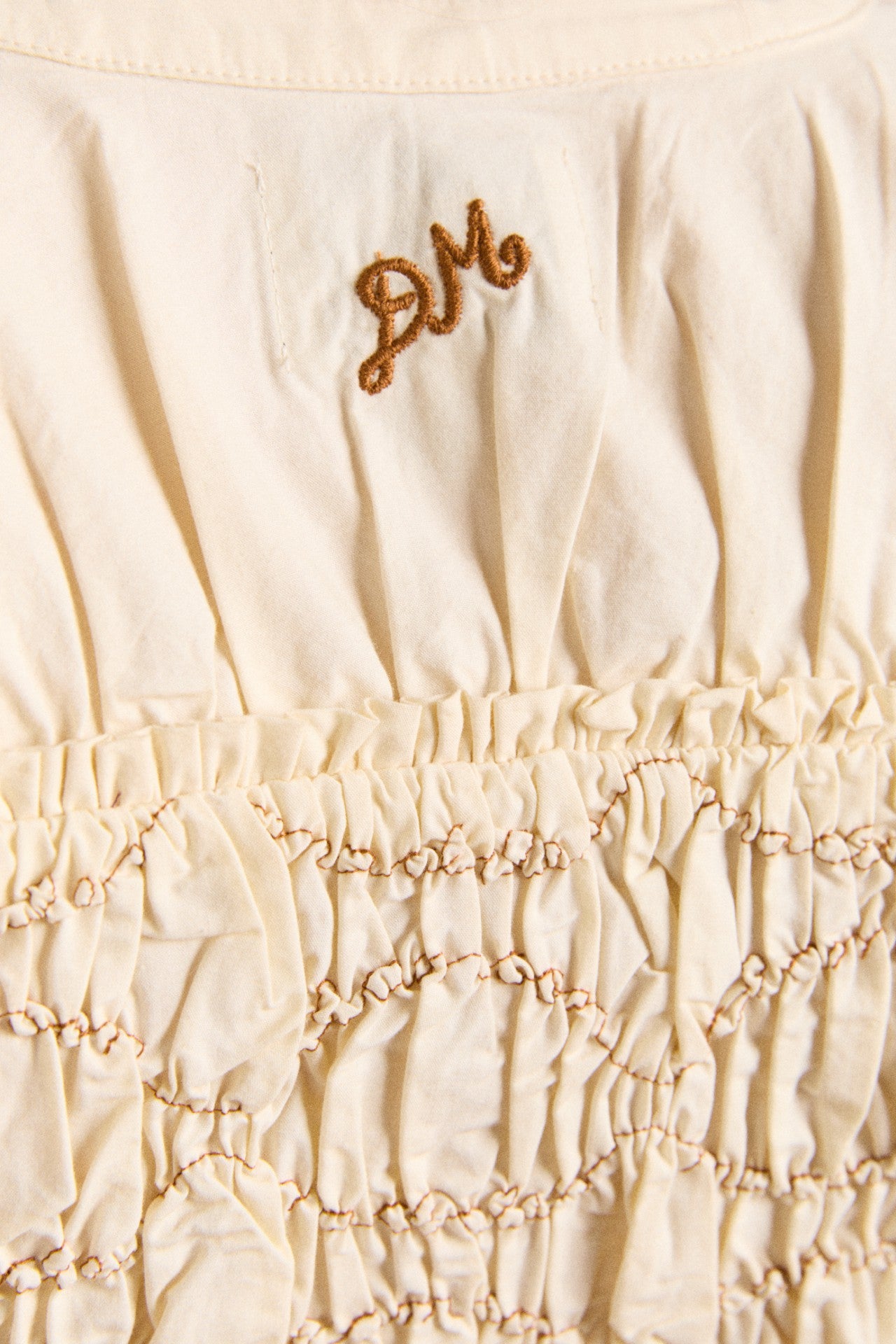 Damson Madder elliana smocked cardi - butter