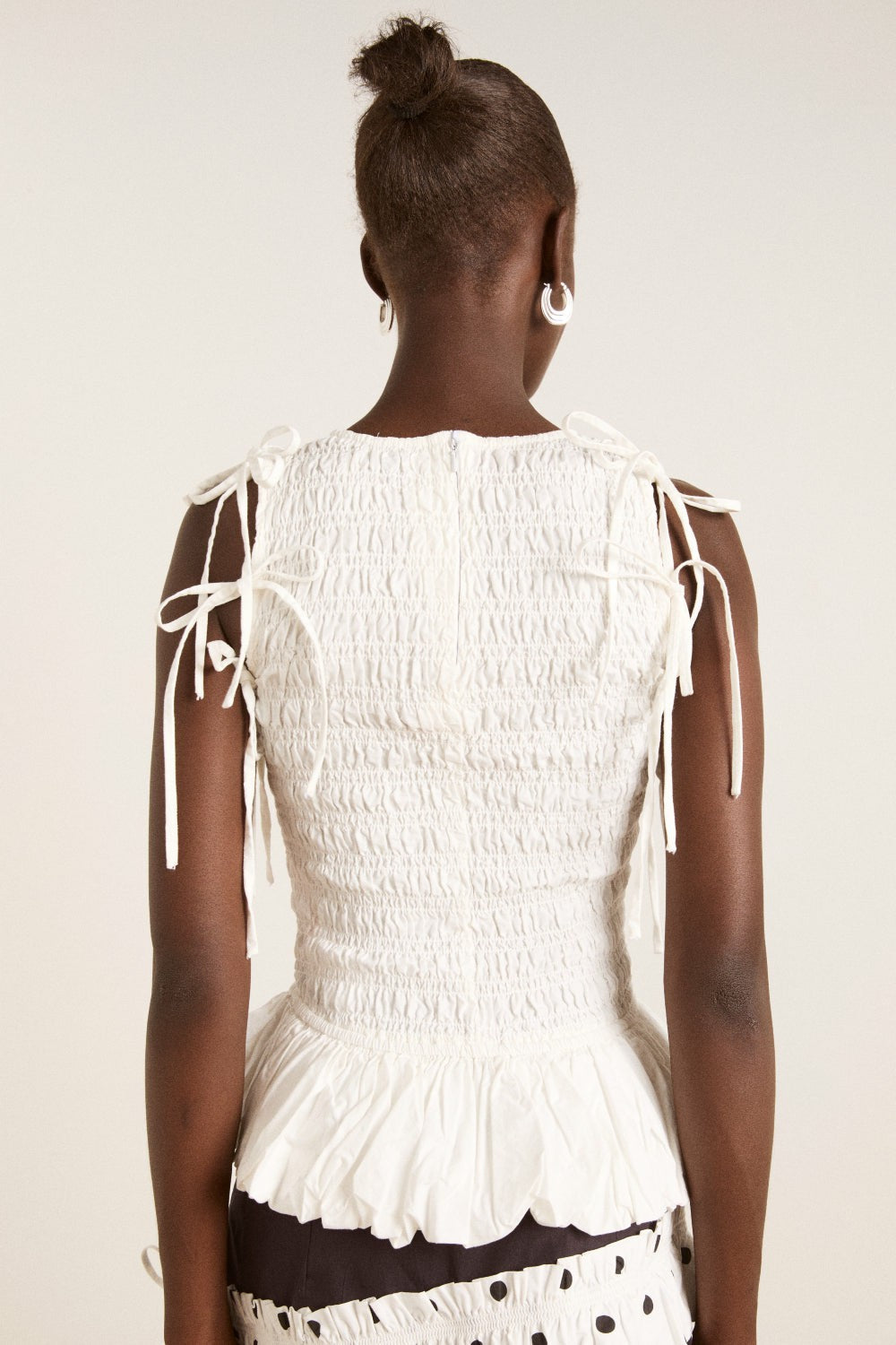 Damson Madder becca multi-way blouse - white