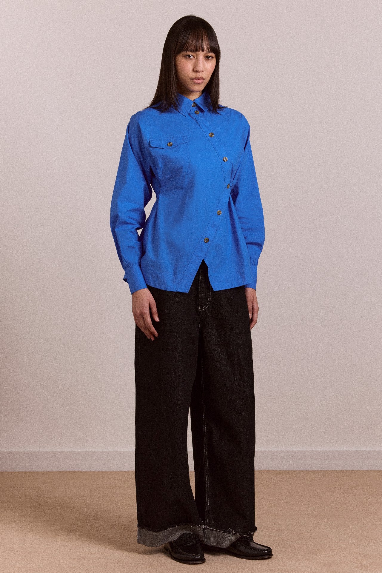Damson Madder lux shirt - blue