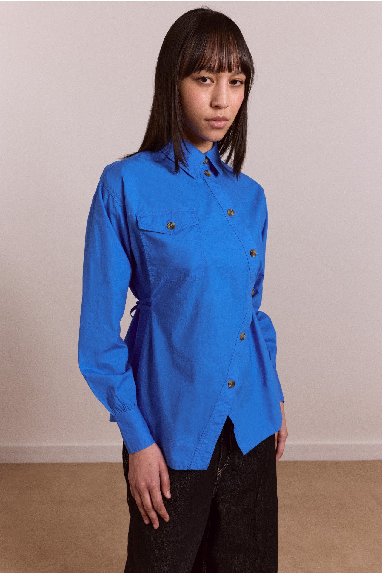 Damson Madder lux shirt - blue