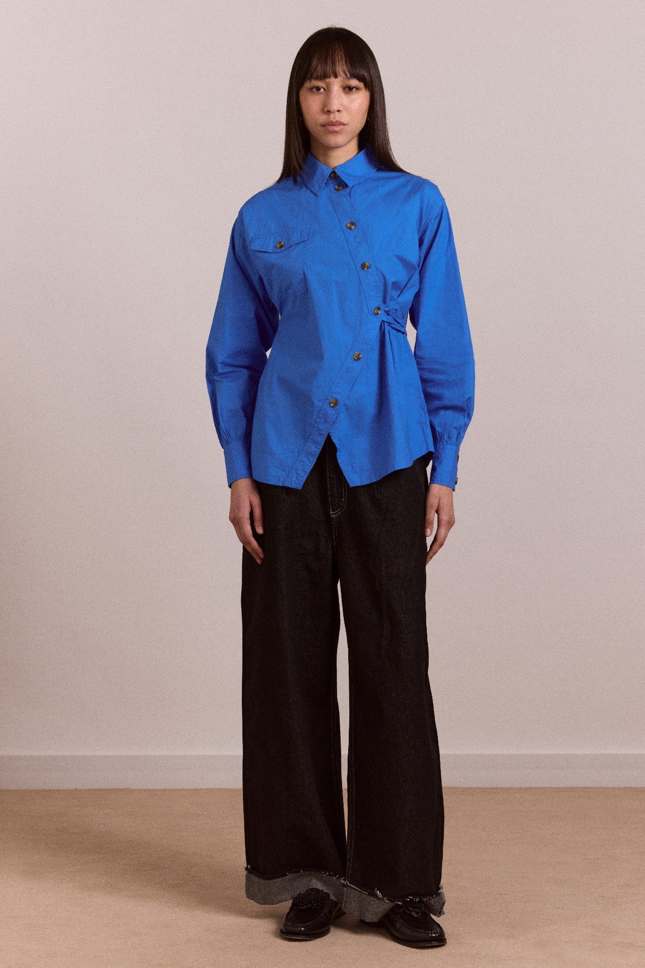 Damson Madder lux shirt - blue