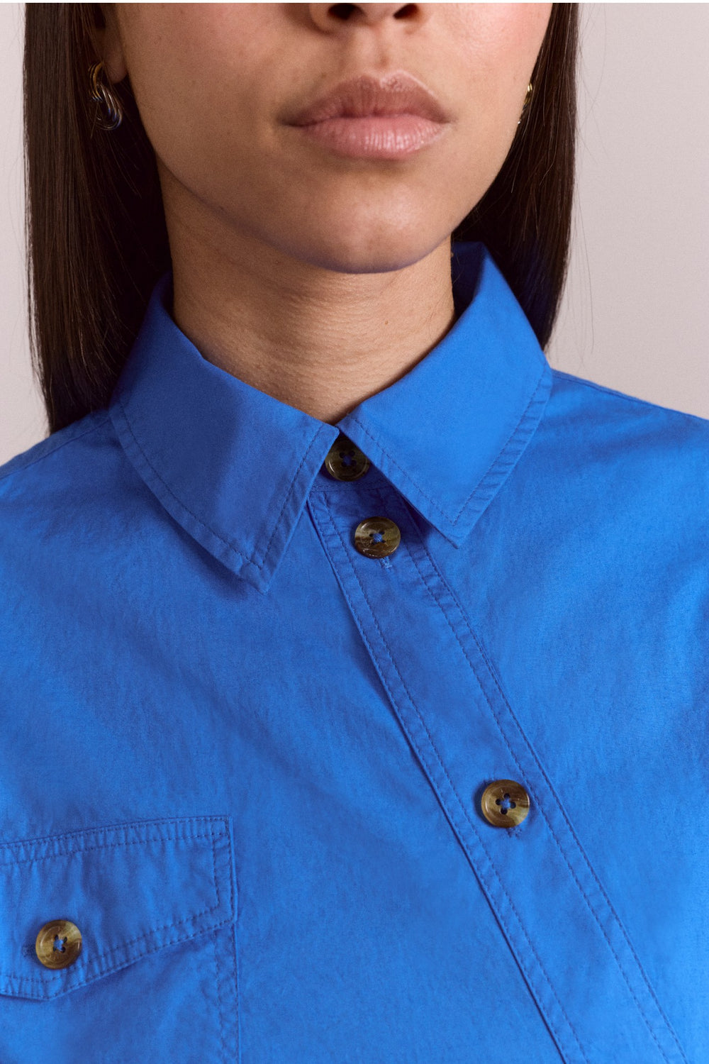 Damson Madder lux shirt - blue