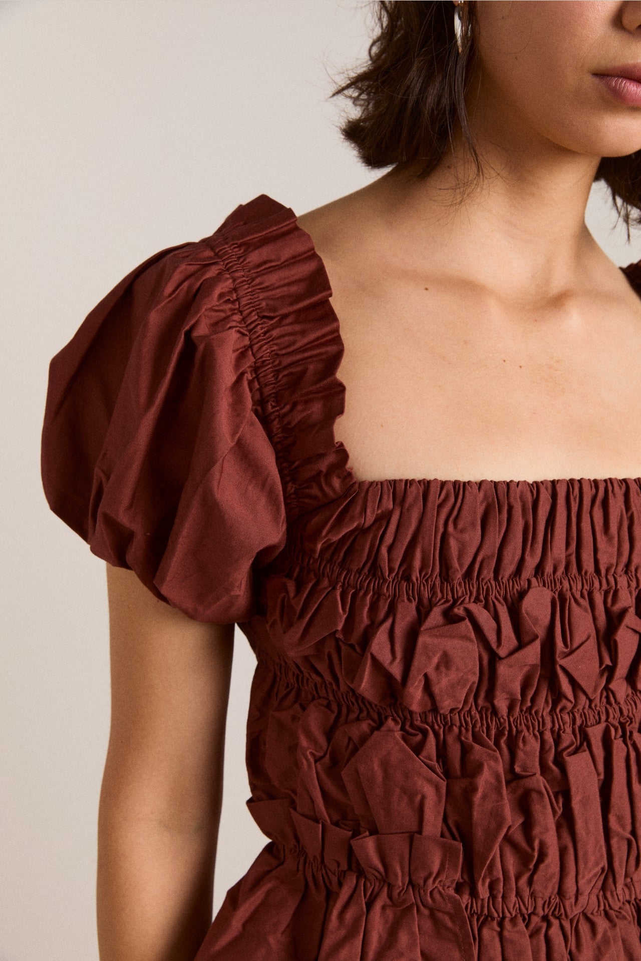Damson Madder lyza blouse - brick