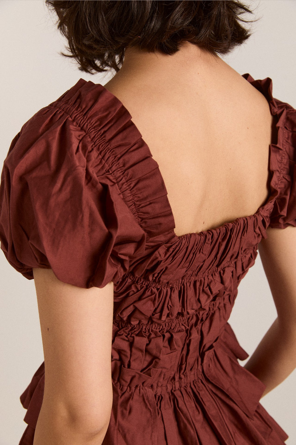 Damson Madder lyza blouse - brick